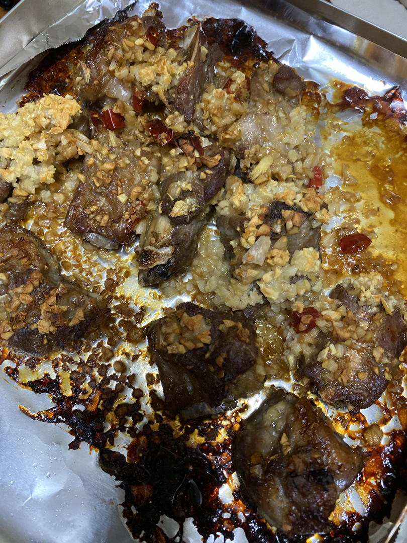 香到骨头里的蒜香排骨（烤箱）