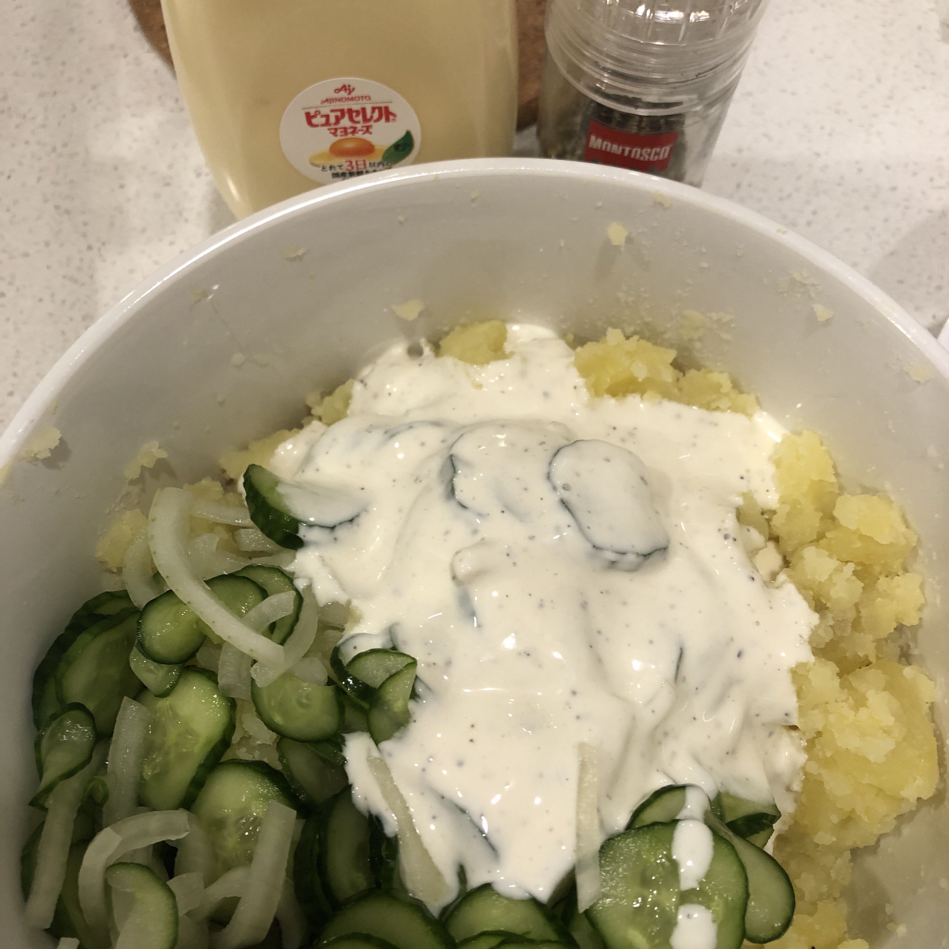 低脂清淡向的土豆沙拉的做法 步骤4