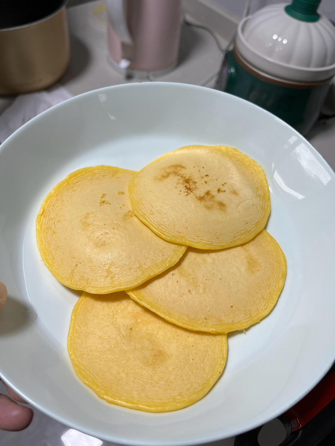 宝宝辅食：苹果奶香松饼