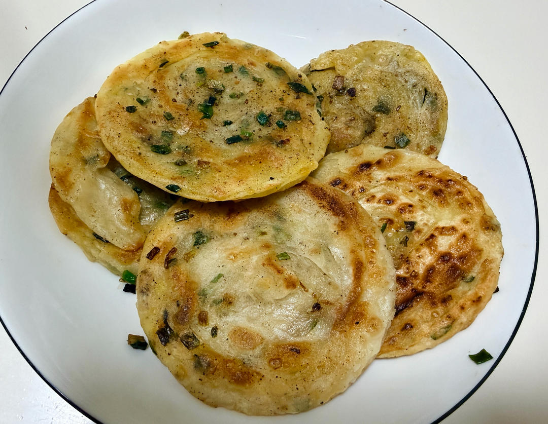 饺子皮版葱油饼