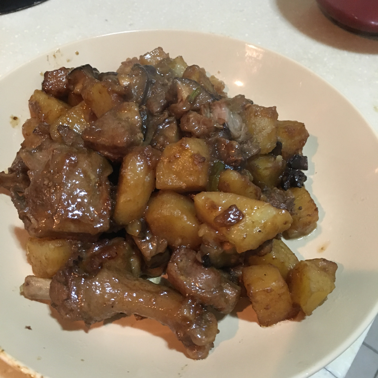 土豆烧鸡