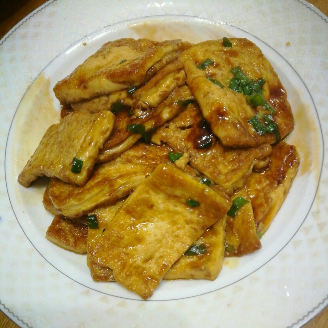 蚝油煎豆腐