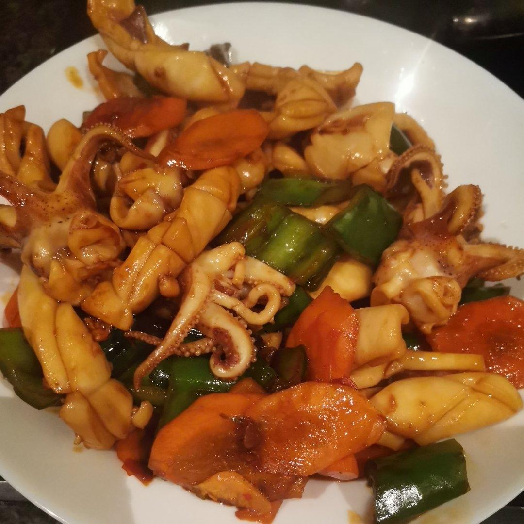 比饭店好吃的爆炒鱿鱼🦑
