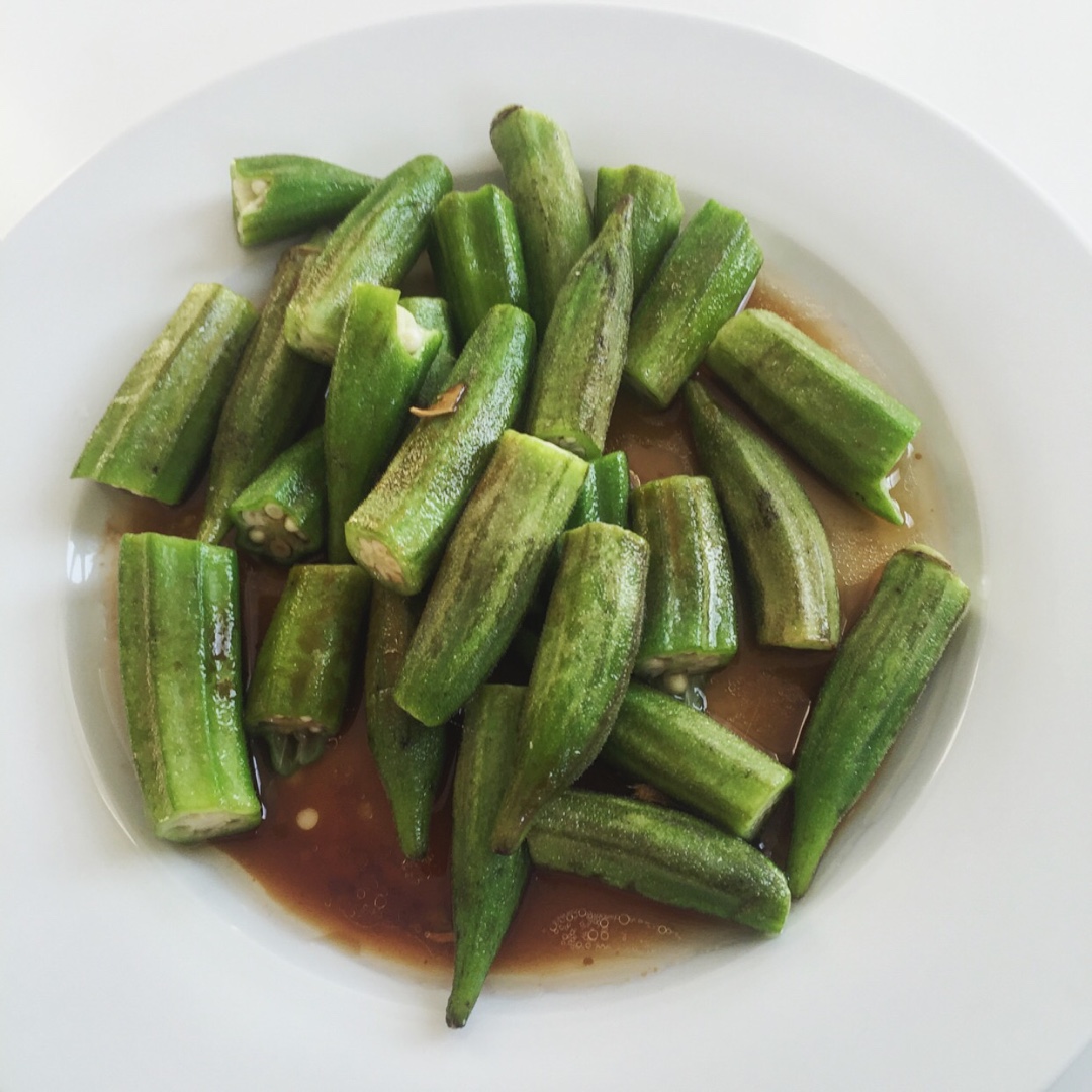 【白灼秋葵】清爽简单