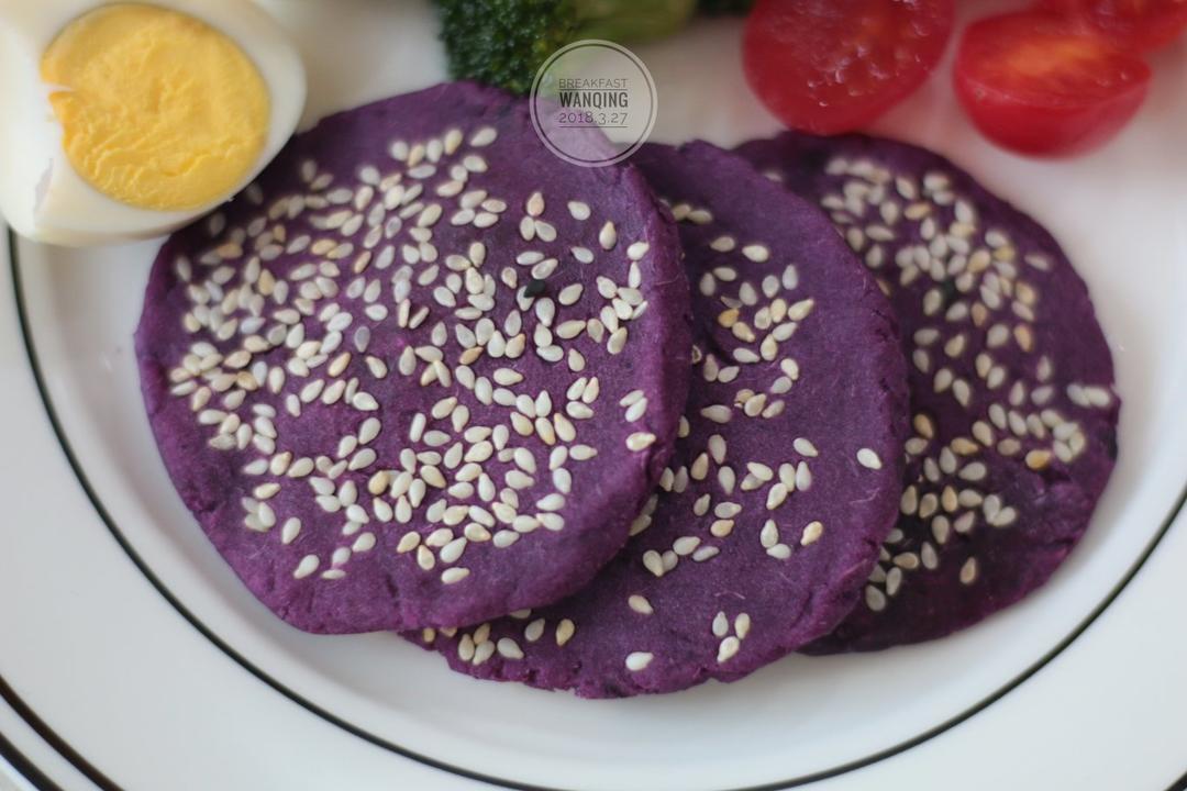 减肥必备紫薯饼