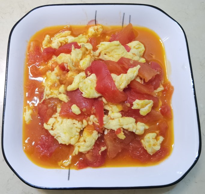 西红柿炒鸡蛋高清大图图片