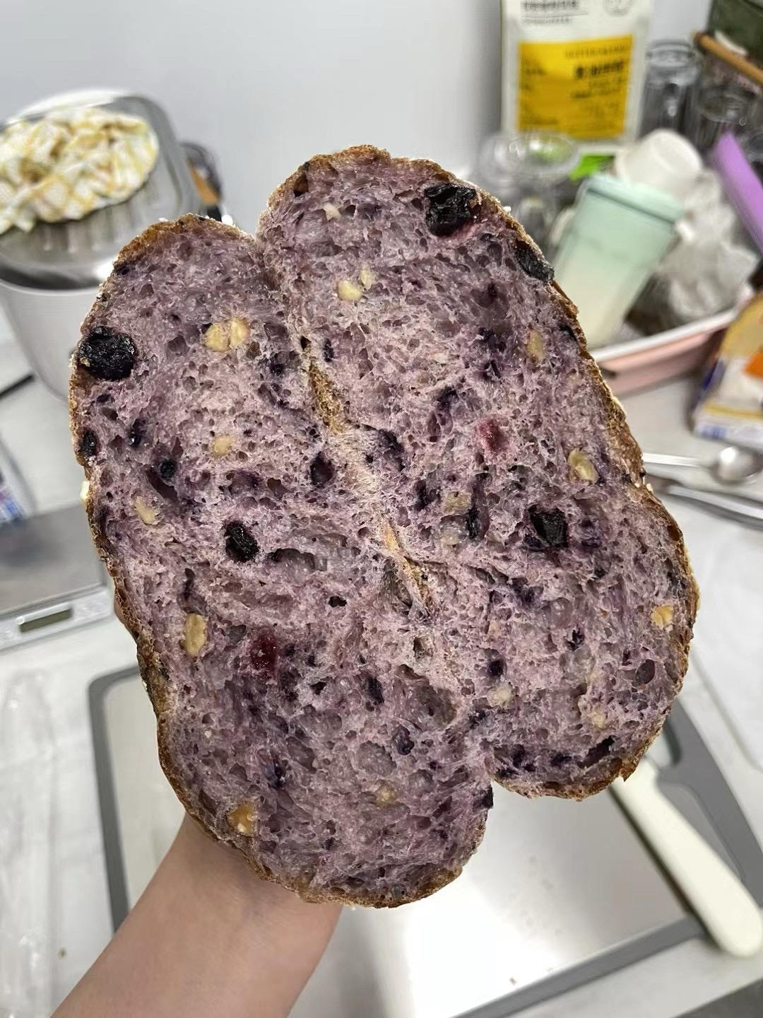 欧包颜值天花板，满满水果的桑莓欧包！