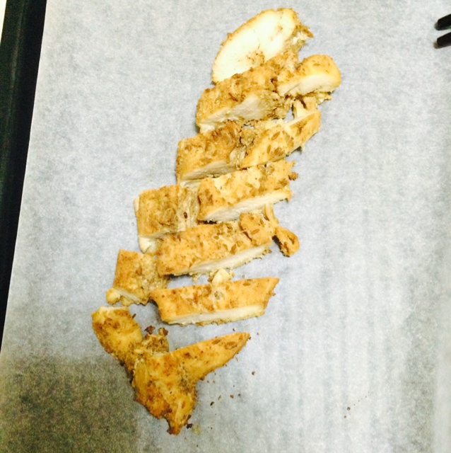 简易烤鸡胸条