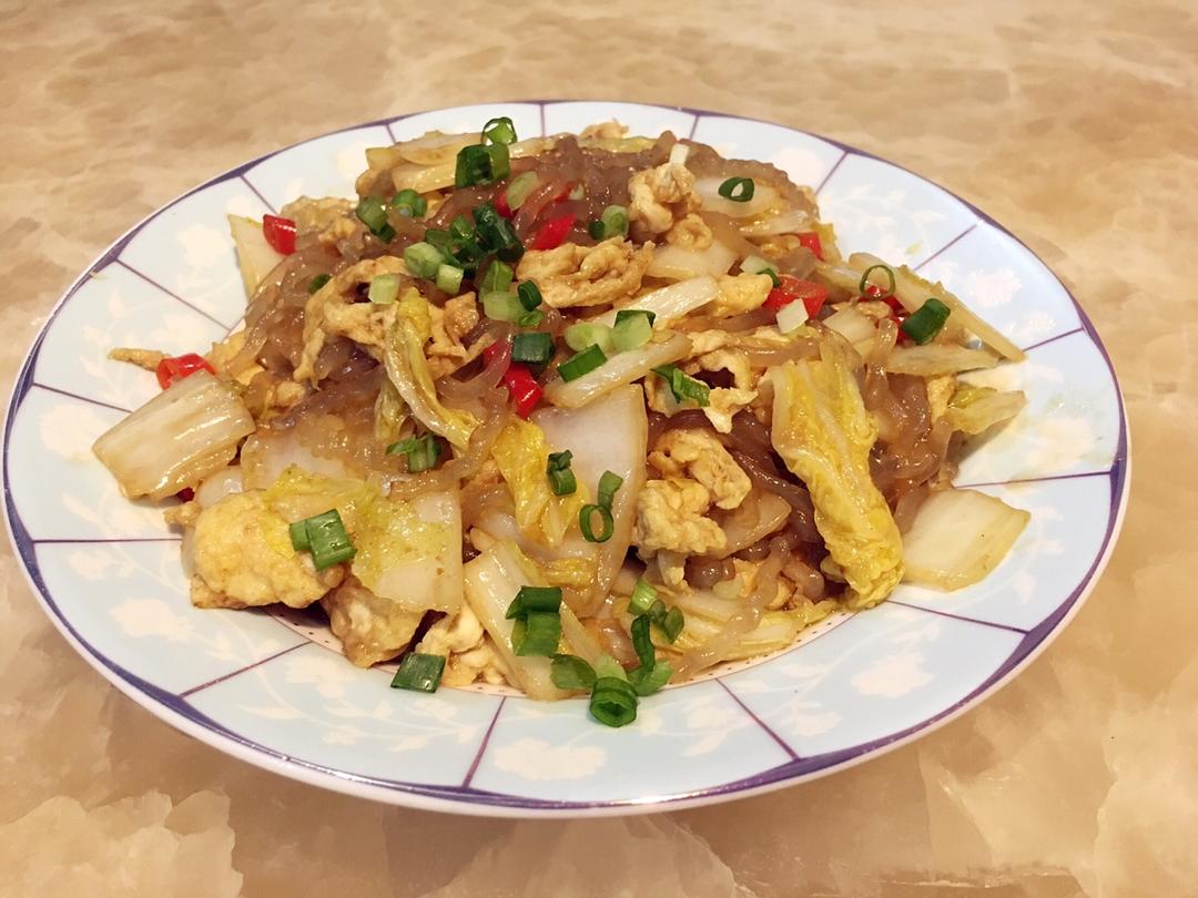 白菜炒粉丝