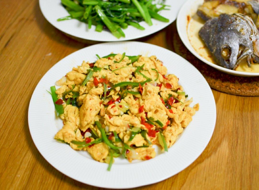【剁椒炒鸡蛋】炒蛋好吃的关键，原来是调味！