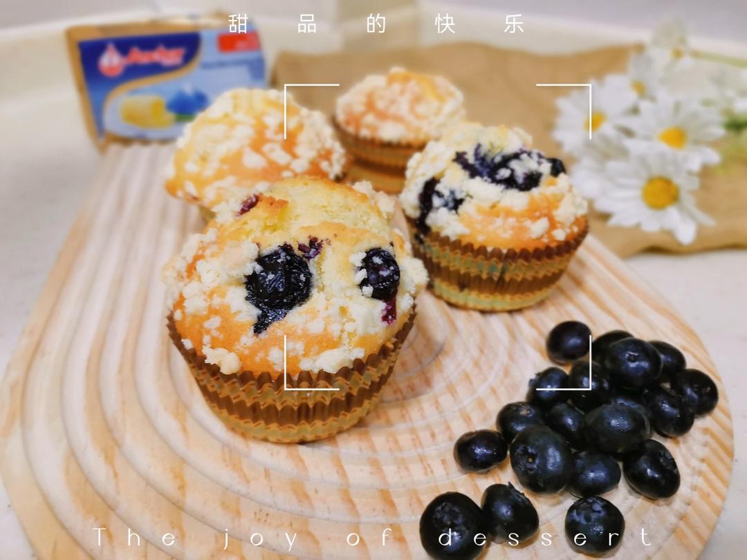 会爆浆的蓝莓玛芬蛋糕