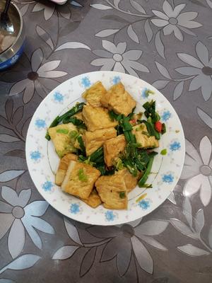 香煎老豆腐的做法 步骤4