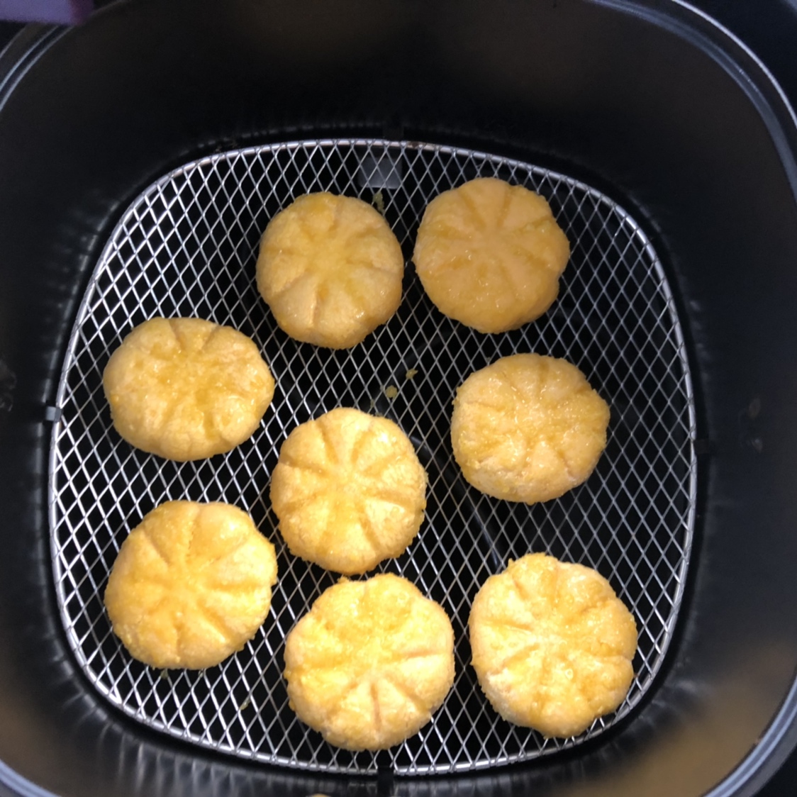 炸南瓜饼（空气炸锅）的做法 步骤3