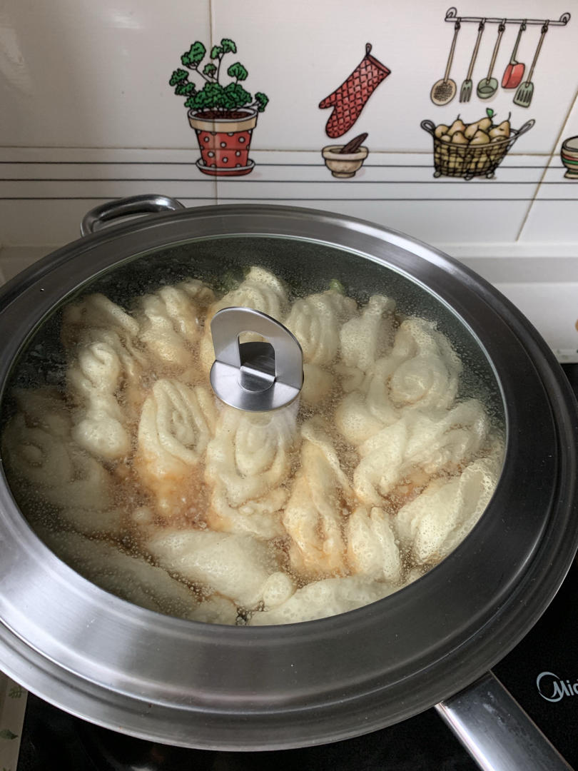 懒人饭豆角粘卷子一锅出