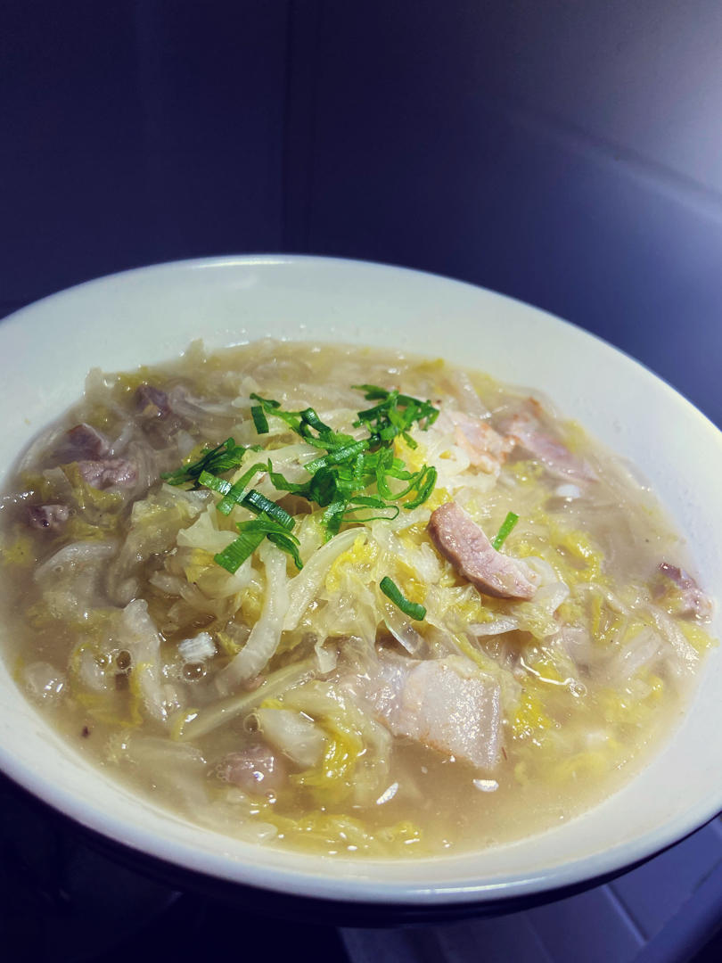 猪肉酸菜炖粉条（汆白肉）