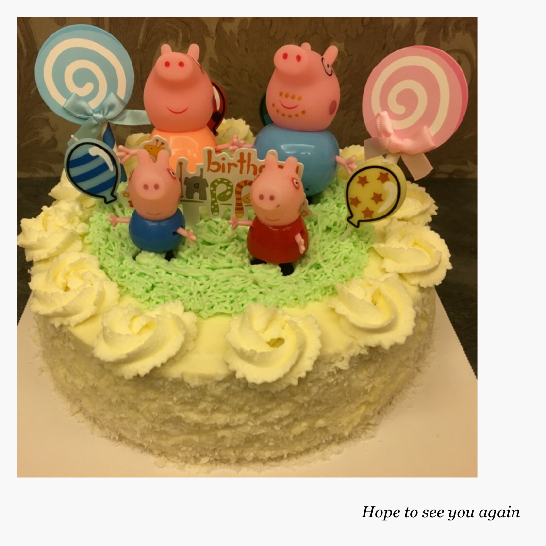 佩佩猪场景蛋糕
