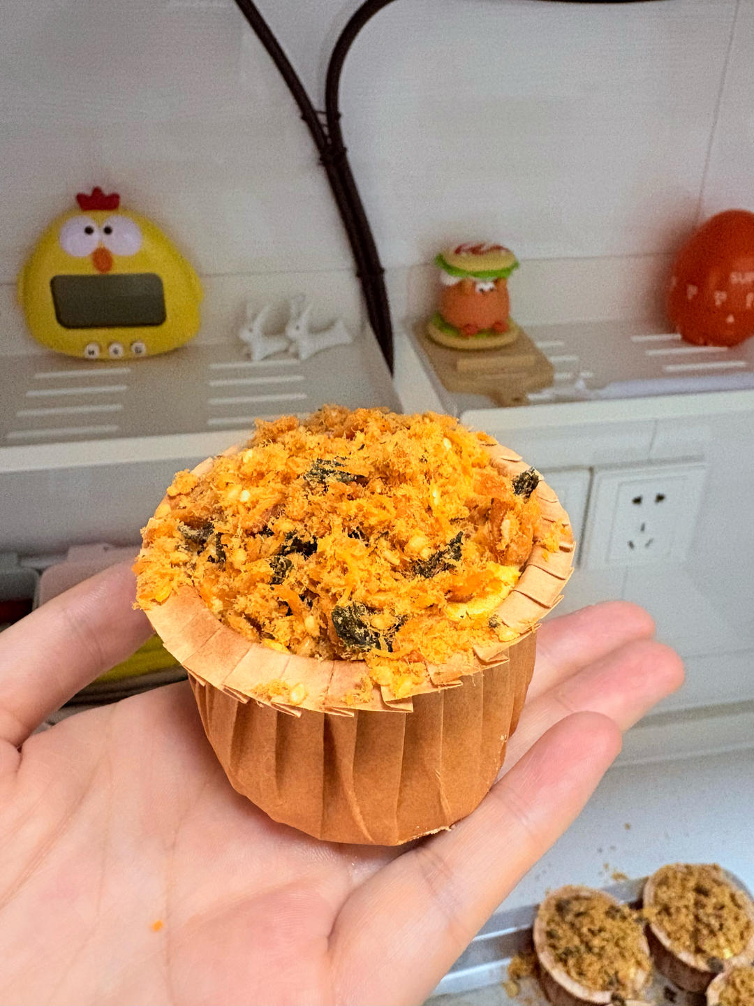 海苔肉松杯子蛋糕