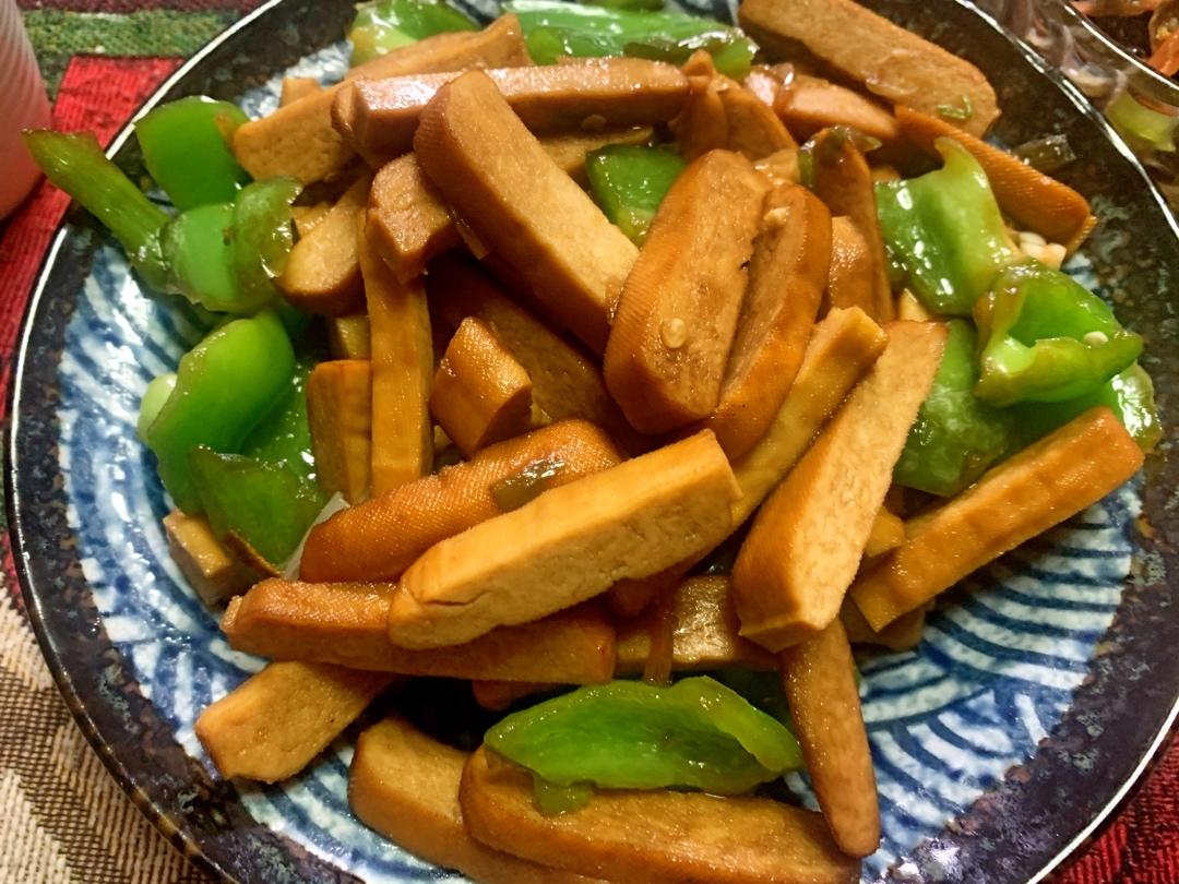 香干炒青椒