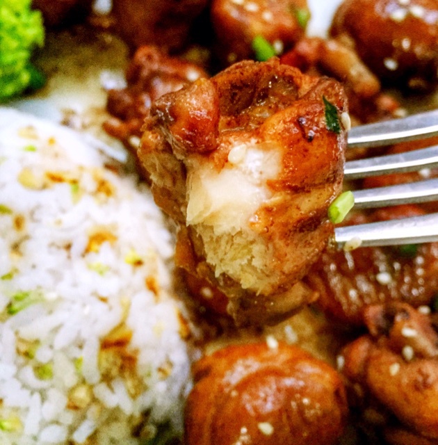 板栗烧鸡饭
