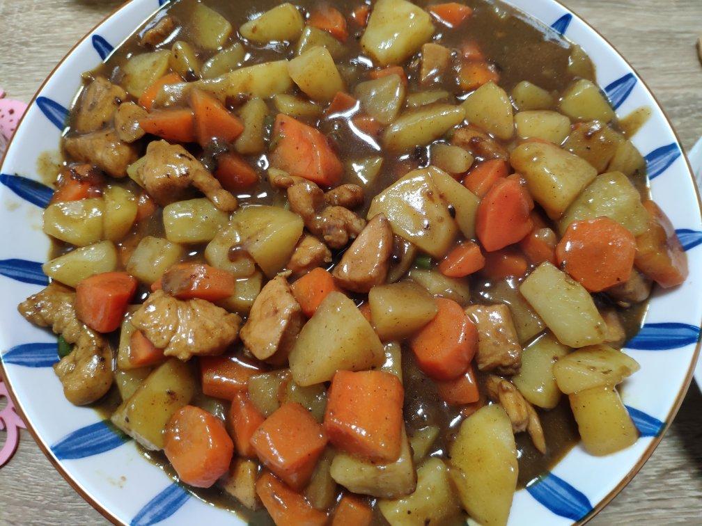 咖喱土豆鸡块