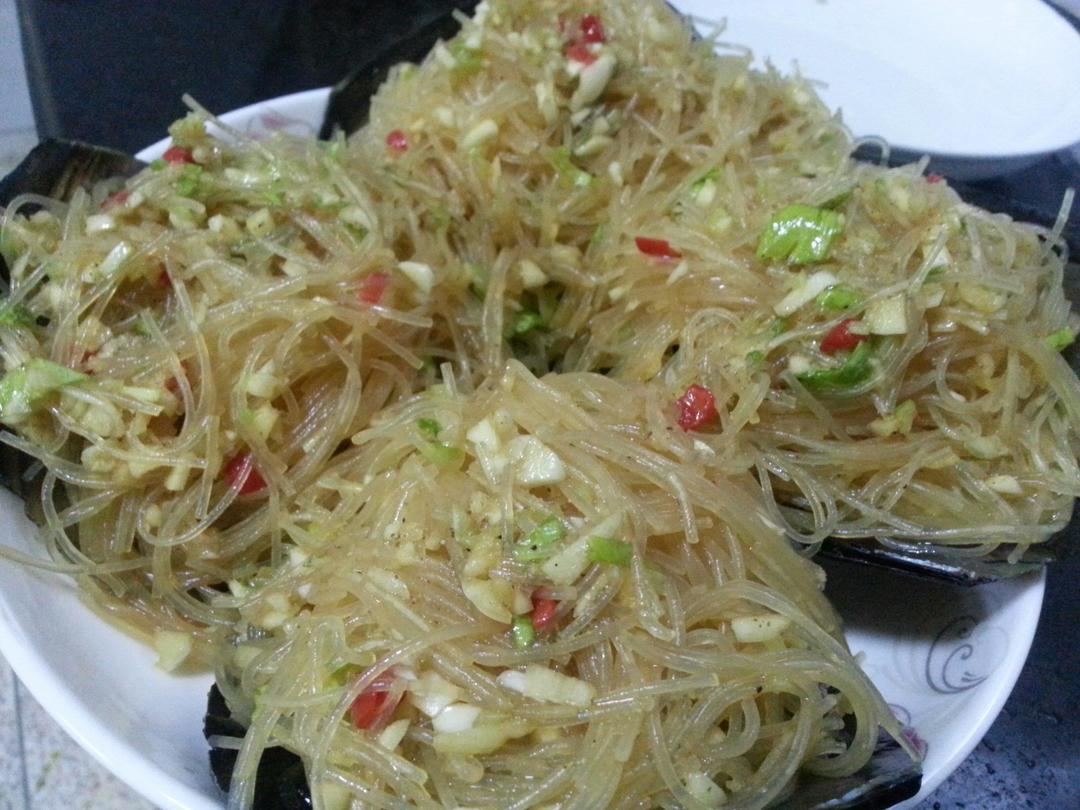 蒜蓉粉丝蒸带子的做法