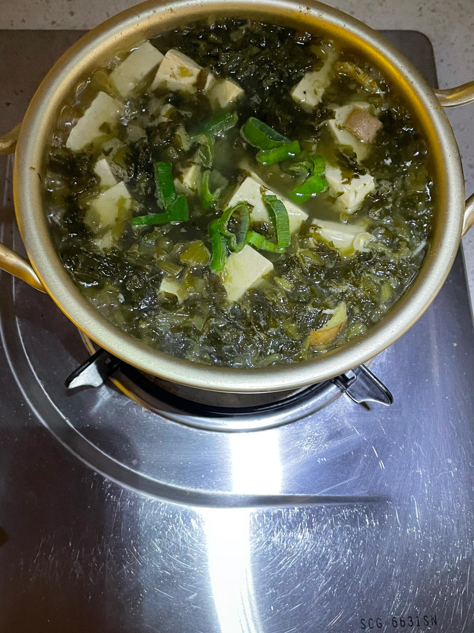 雪菜炖老豆腐