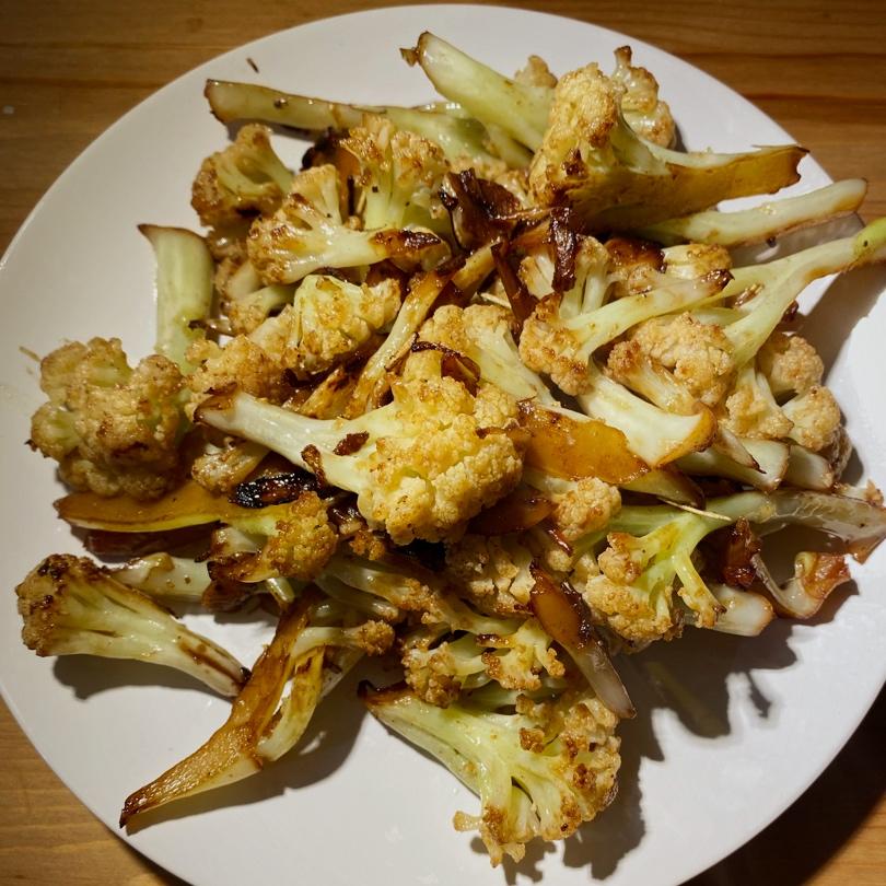 老丁的私房菜-干锅花菜