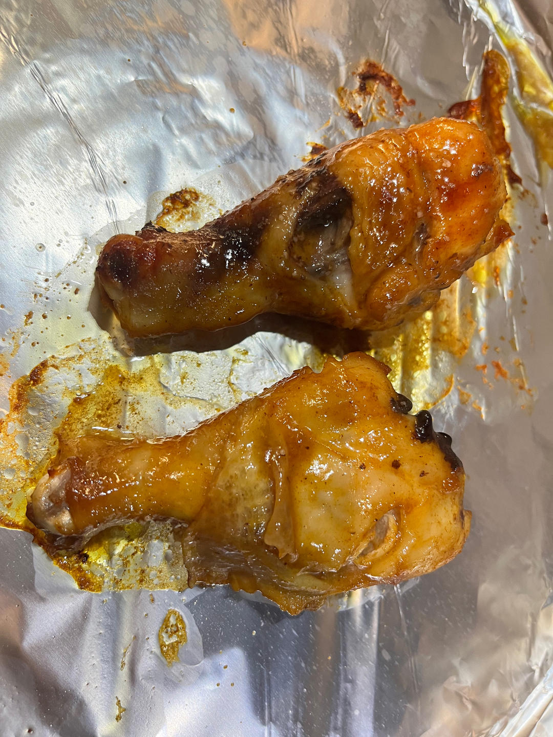 鲜嫩多汁～好吃到舔手指的蜜汁烤鸡腿