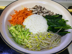 韩式拌饭(低脂高纤）的做法 步骤8