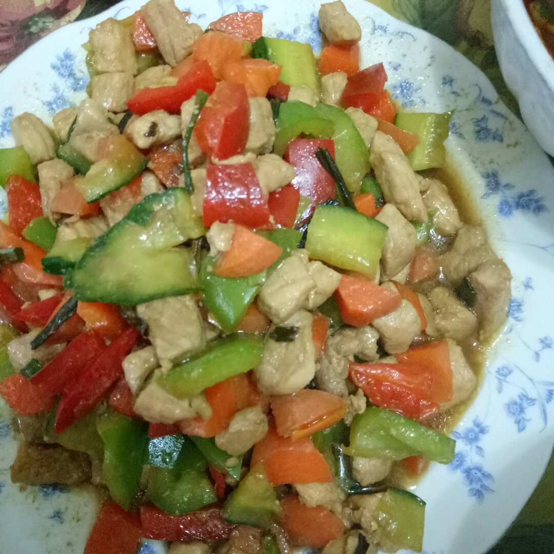 家庭改良版宫爆鸡丁