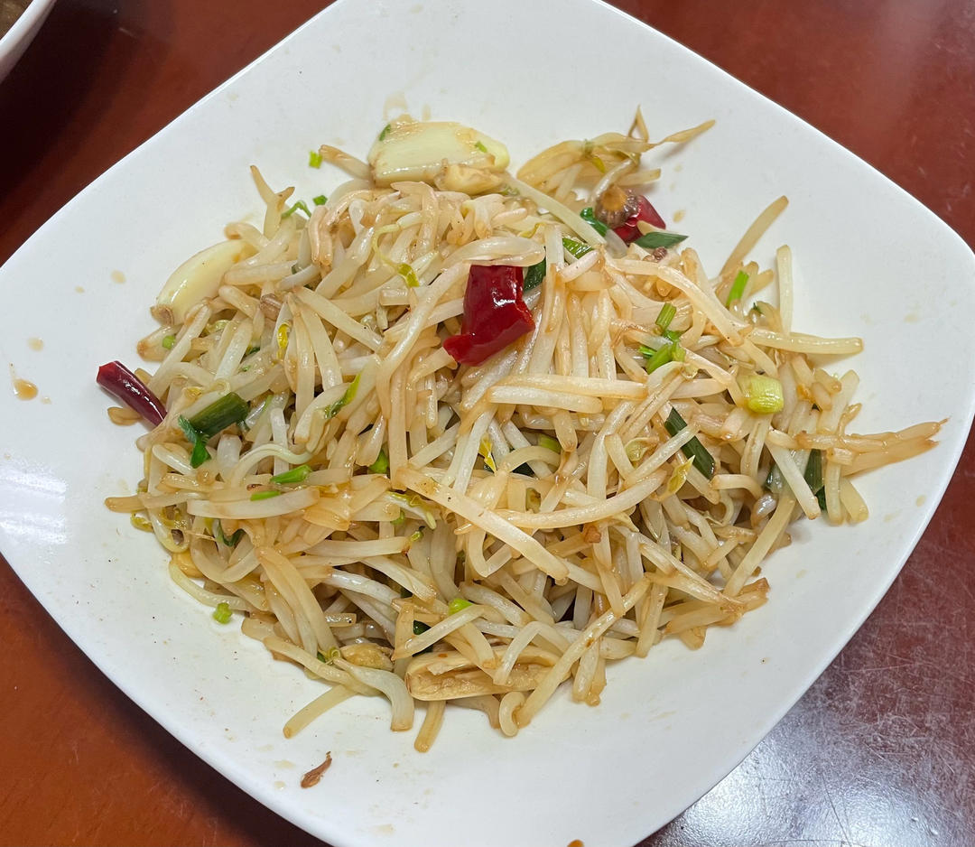酸辣脆爽的炒豆芽