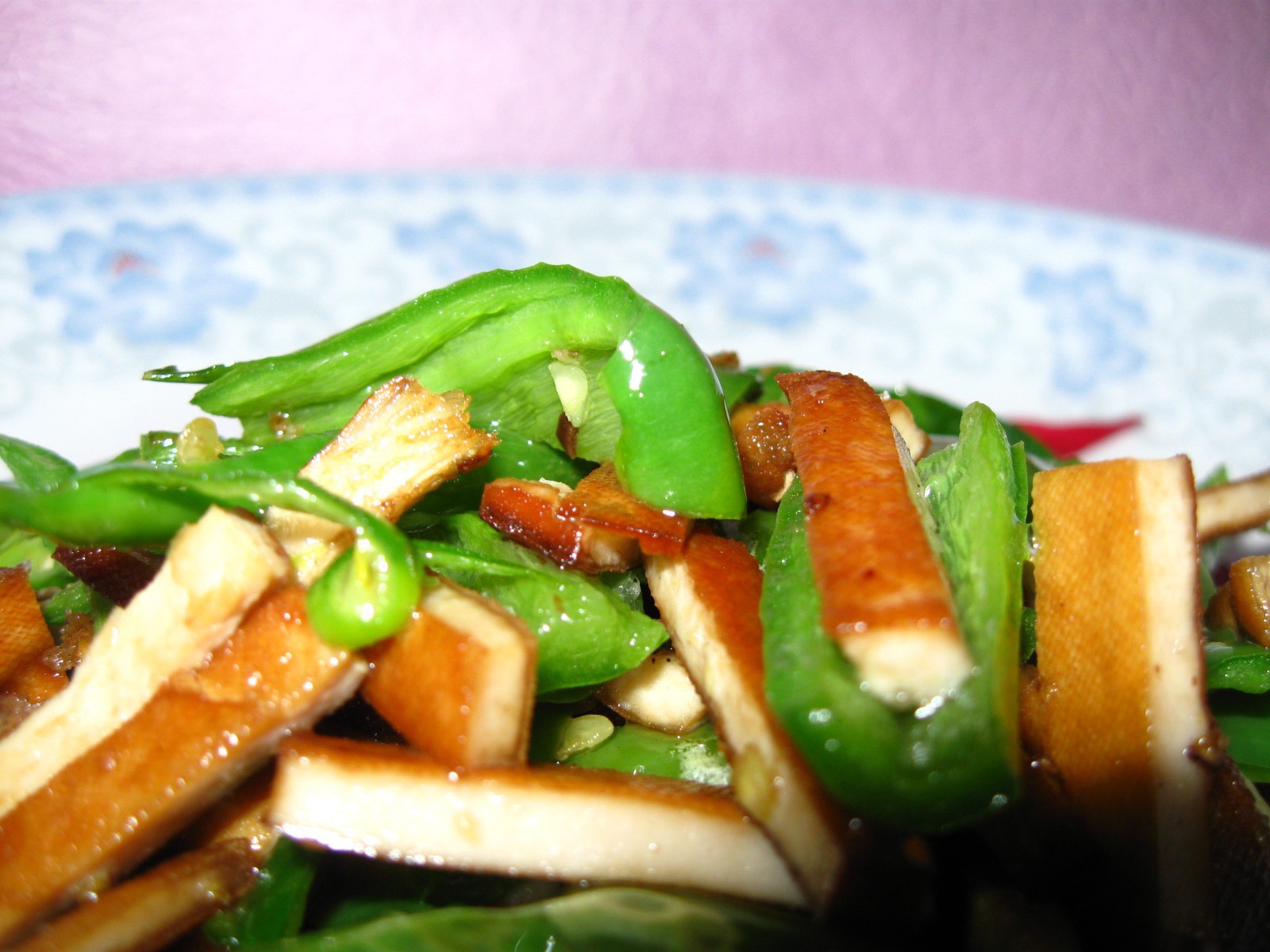 青椒炒豆腐干