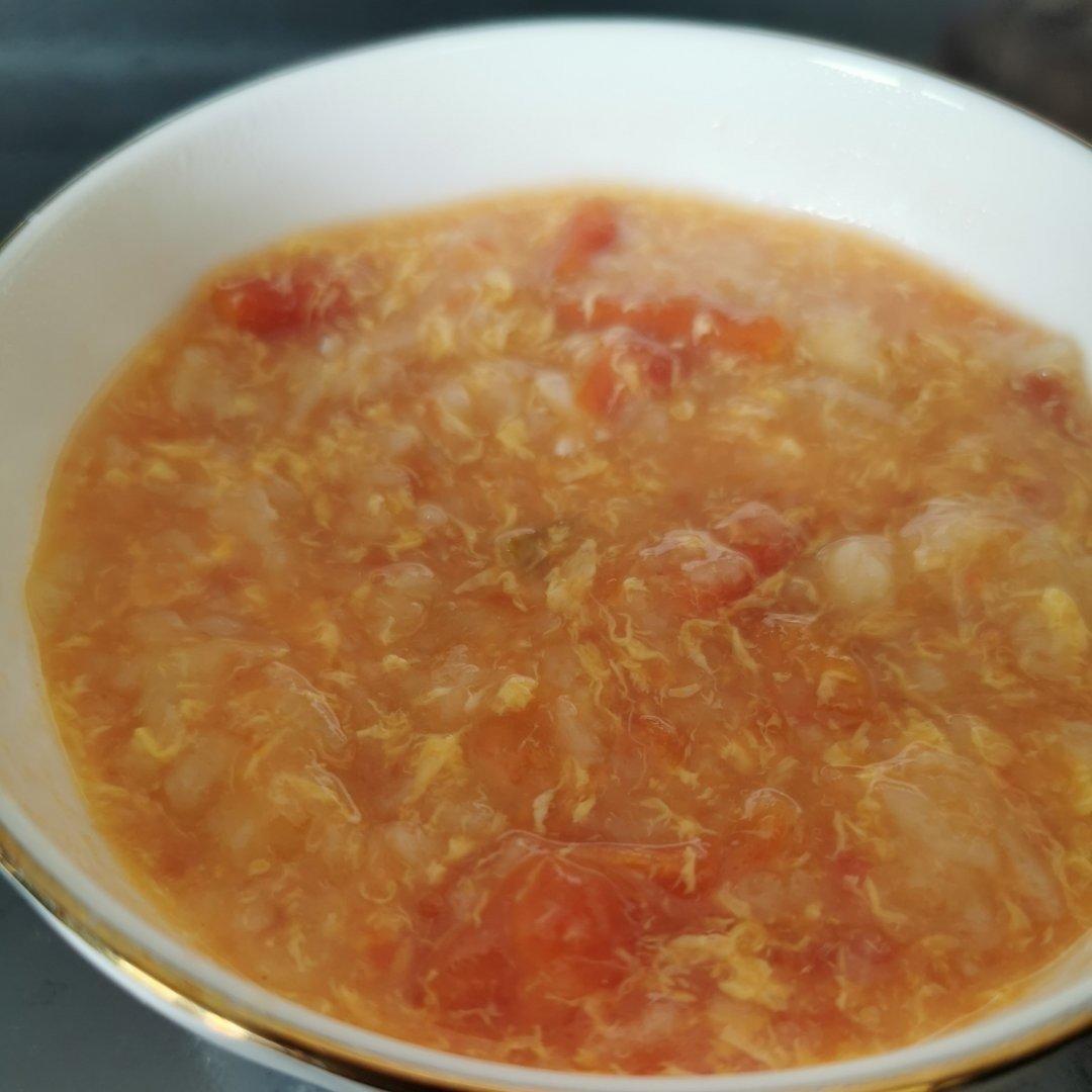 西红柿鸡蛋疙瘩汤