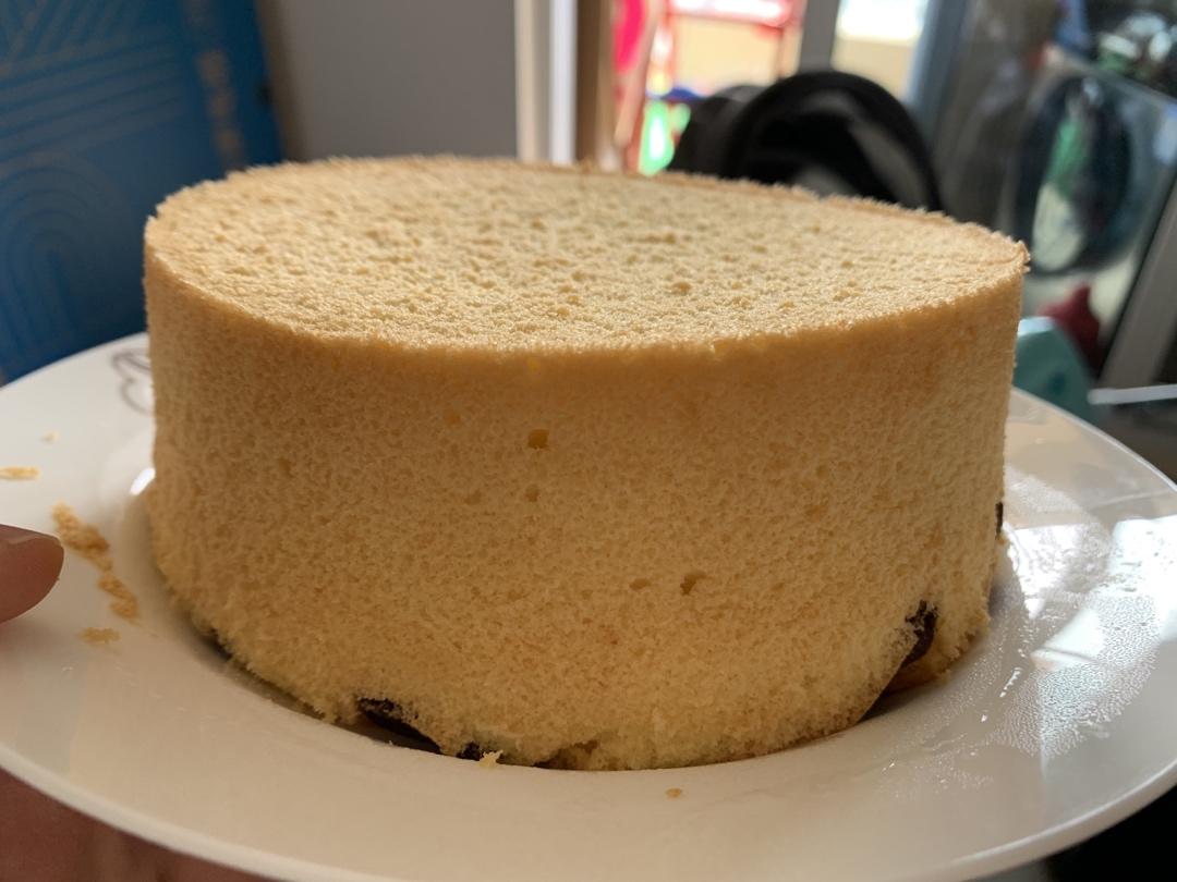 6寸原味戚风蛋糕