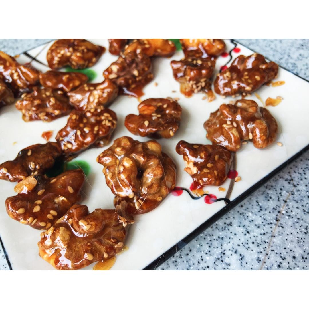 【琥珀核桃仁】冰糖无油不粘手