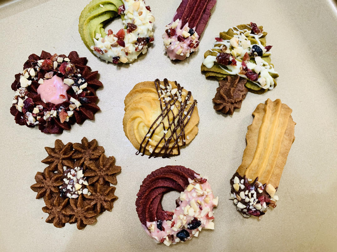 零失败花纹超级立体的黄油曲奇