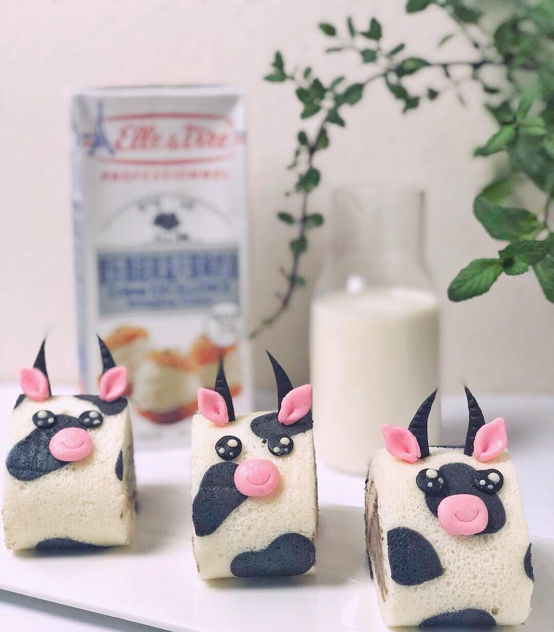 治愈系奥利奥咸奶油天使奶牛蛋糕卷的做法