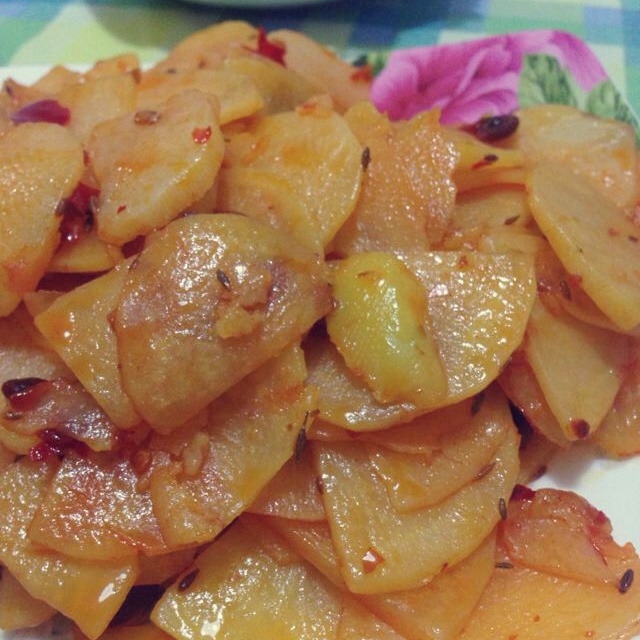 孜然烧烤土豆之无烤箱版