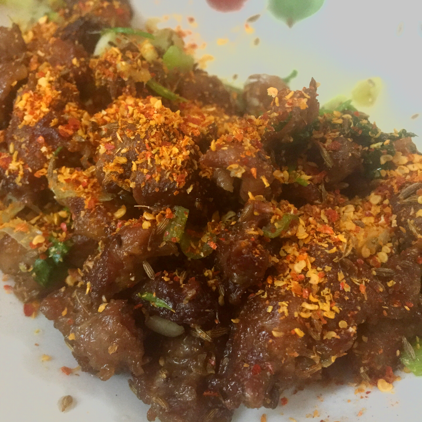 孜然羊肉片