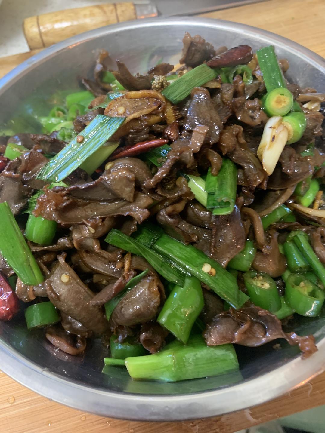 香辣鸡胗的做法