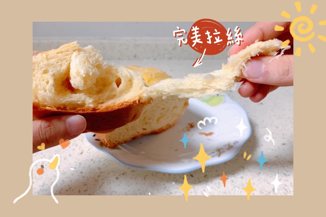 纯奶手撕吐司的做法 步骤1