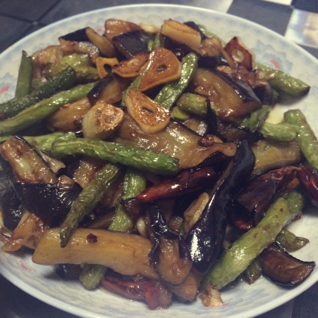 豆角烧茄子