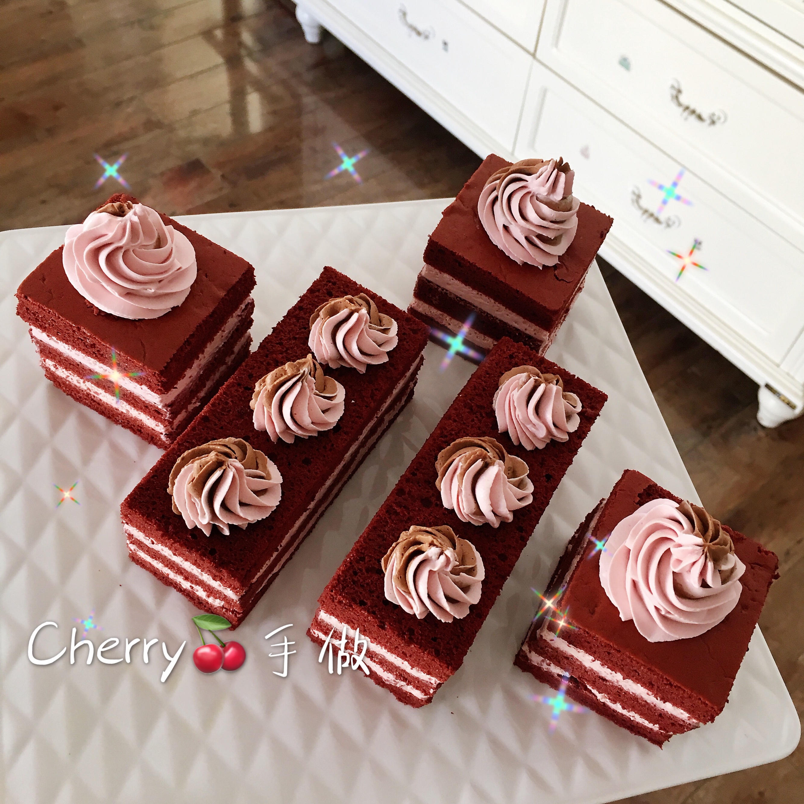 红丝绒树莓蛋糕（非红曲粉）