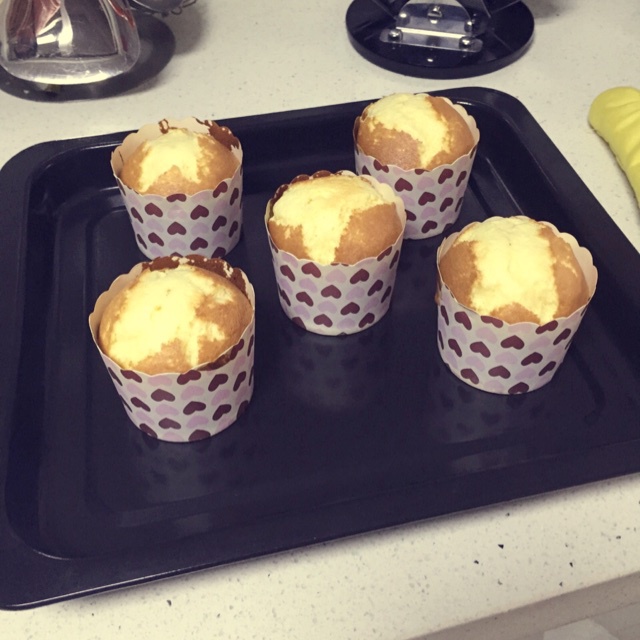 棉花纸杯蛋糕