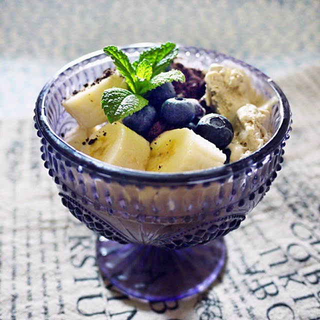 小鱼mm做的川上文代的香草芭菲