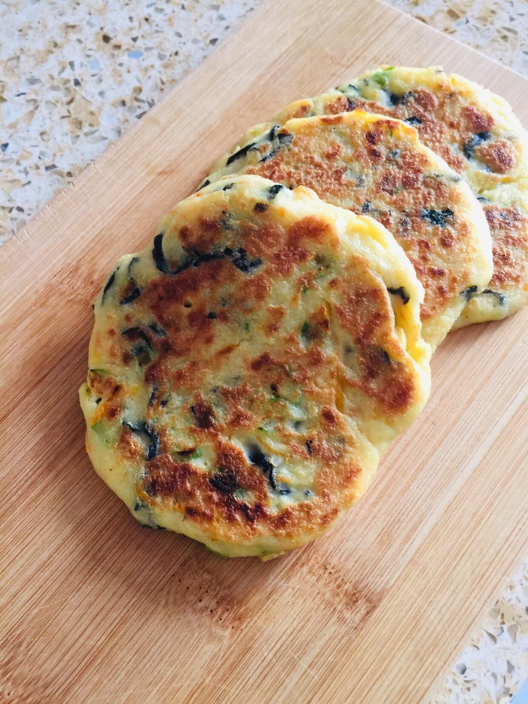 豆渣煎饼的做法 步骤5