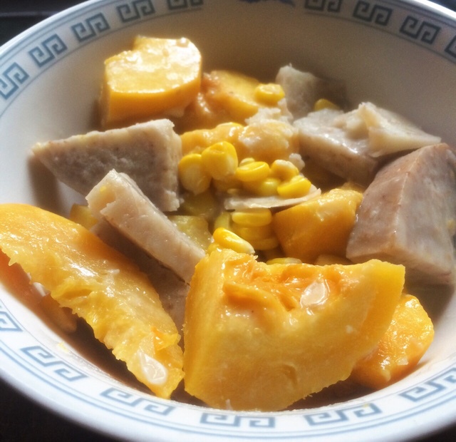 椰汁香芋南瓜煲