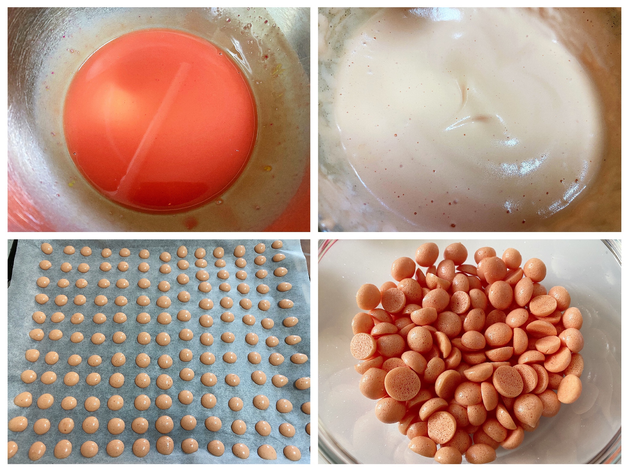 宝宝无糖蛋黄溶豆（蔬菜、水果）有打发蛋黄及制作视频的做法 步骤13