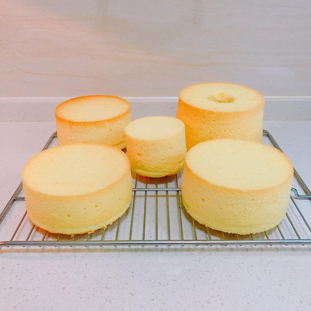 戚风蛋糕（不回缩，裱花打底首选）