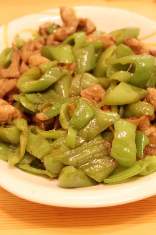 尖椒炒肥肠